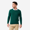 INESIS Pánsky golfový pulóver CW100 s výstrihom do V zelený 3XL INESIS Pánsky golfový pulóver CW100 s výstrihom do V zelený 3XL
