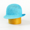 Dámsky klobúk z papiera - nezdobený - tyrkys/57 Dámsky klobúk z papiera - nezdobený - tyrkys/57
