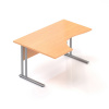 Lenza Ergonomický stôl Visio 140 x 100 cm, ľavý, buk Lenza Ergonomický stôl Visio 140 x 100 cm, ľavý, buk