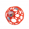 Bright Starts Loptička OBALL RATTLE s hrkálkou 10 cm Oranžová Bright Starts Loptička OBALL RATTLE s hrkálkou 10 cm Oranžová