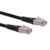 S/FTP (PiMF) Patchkábel 3m cat.6, čierny, Cu S/FTP (PiMF) Patchkábel 3m cat.6, čierny, Cu