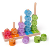 Bigjigs Toys Nasadzovanie farebných kvetiniek Bigjigs Toys Nasadzovanie farebných kvetiniek