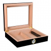 Humidor 8001-10 - Černá / dřevo Humidor 8001-10 - Černá / dřevo