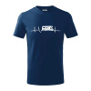 EKG obytňák - Tričko detské bavlnené - 158 cm/12 rokov ( Polnočná modrá ) EKG obytňák - Tričko detské bavlnené - 158 cm/12 rokov ( Polnočná modrá )