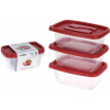 Nádoby na potraviny, kompletná sada 3 ks 1130 ml Nádoby na potraviny, kompletná sada 3 ks 1130 ml