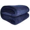 Prikrývka na posteľ - KOC Contrast Polyester 200 x 150 cm odtiene modrej (Mäkká prikrývka Warm Bedspread Navy modrá 150x200) Prikrývka na posteľ - KOC Contrast Polyester 200 x 150 cm odtiene modrej (Mäkká prikrývka Warm Bedspread Navy modrá 150x200)