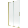 Mexen Velar vaňa parawan 2-krídlové posuvné 100 x 150 cm, transparentné, zlaté brúsené - 896-100-000-01-55 Mexen Velar vaňa parawan 2-krídlové posuvné 100 x 150 cm, transparentné, zlaté brúsené - 896-100-000-01-55