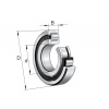 FAG NUP 2309-E-XL-TVP2 valčekové ložisko FAG NUP 2309-E-XL-TVP2 valčekové ložisko