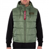 Alpha Industries Hooded Puffer Vest Fd (Sage Green) 118110 01 XXL (Veľký kozmetičko Monnari CSM0060-023 Zlato) Alpha Industries Hooded Puffer Vest Fd (Sage Green) 118110 01 XXL (Veľký kozmetičko Monnari CSM0060-023 Zlato)