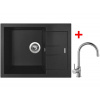 Sinks AMANDA 650 Metalblack + Vitalia Sinks AMANDA 650 Metalblack + Vitalia