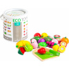 Eco Toys drevené ovocie na krájanie 20ks Eco Toys drevené ovocie na krájanie 20ks