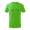 Stafordšírsky bulteriér EKG - Tričko detské bavlnené - 134 cm/8 rokov ( Apple Green ) Stafordšírsky bulteriér EKG - Tričko detské bavlnené - 134 cm/8 rokov ( Apple Green )