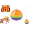 Teddies Loptička antistresová mačkací sliz 6cm dúhový Teddies Loptička antistresová mačkací sliz 6cm dúhový