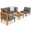 Záhradný nábytok Brunei Coffee 4 Garden Point akáciové drevo Záhradný nábytok Brunei Coffee 4 Garden Point akáciové drevo