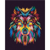 Maľovanie podľa čísel – Vlk vo farbách, 40 × 50 cm, bez rámu a bez napnutého plátna 8596530028086 Maľovanie podľa čísel – Vlk vo farbách, 40 × 50 cm, bez rámu a bez napnutého plátna 8596530028086