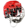 CCM Hokejová Helma CCM Tacks 110 Combo Senior Červená CCM Hokejová Helma CCM Tacks 110 Combo Senior Červená