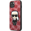 Plastové puzdro Karl Lagerfeld na Apple iPhone 13 Pro Max KLHCP13XPMNIKPI Monogram Ikonik červené Plastové puzdro Karl Lagerfeld na Apple iPhone 13 Pro Max KLHCP13XPMNIKPI Monogram Ikonik červené