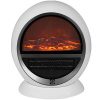 ZahradnyNabytok.org - Ventilátorový ohrievač - krb 1500 W - biely ZahradnyNabytok.org - Ventilátorový ohrievač - krb 1500 W - biely