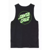 pánske tielko SANTA CRUZ PARTIAL DOT VEST BLACK XL pánske tielko SANTA CRUZ PARTIAL DOT VEST BLACK XL