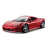 Bburago - RACE+PLAY, Ferrari 458 Italia, červená, 1:24 Bburago - RACE+PLAY, Ferrari 458 Italia, červená, 1:24