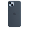 iPhone 14+ Silicone Case with MS - Storm Blue MW503ZM-A Apple iPhone 14+ Silicone Case with MS - Storm Blue MW503ZM-A Apple