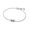 Náramok PANDORA Ružová mašľa 20 cm 594234C01-20 Náramok PANDORA Ružová mašľa 20 cm 594234C01-20