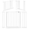 Bezpečnostná zábrana, 74-105 cm, pre schody a dvere, oceľ, prídavné panely, biela, ECOTOYS Bezpečnostná zábrana, 74-105 cm, pre schody a dvere, oceľ, prídavné panely, biela, ECOTOYS
