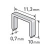 EXTOL PREMIUM 8852503 spony, balení 1000ks, 10mm, 11,3x0,52x0,70mm EXTOL PREMIUM 8852503 spony, balení 1000ks, 10mm, 11,3x0,52x0,70mm