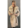 Max Original Leather Dámsky kožený kabát REBECCA FUR tortora (52 3XL) - Tortora - 52 Max Original Leather Dámsky kožený kabát REBECCA FUR tortora (52 3XL) - Tortora - 52