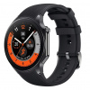 Silikónový remienok pre Oppo Watch X a X2 a OnePlus 2, 2R a 3 - Čierny Silikónový remienok pre Oppo Watch X a X2 a OnePlus 2, 2R a 3 - Čierny