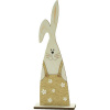 Veľkonočný zajačik z dreva - usmiaty DR2-378 Veľkonočný zajačik z dreva - usmiaty DR2-378