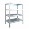 Skrutkovaný regál s kovovými policami Biedrax, pozinkovaný - 40 x 150 x 200 cm, 4 police Skrutkovaný regál s kovovými policami Biedrax, pozinkovaný - 40 x 150 x 200 cm, 4 police