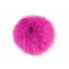 Kožešinová bambule s poutkem Ø11 cm Varianta: 11 pink, Balení: 6 ks Kožešinová bambule s poutkem Ø11 cm Varianta: 11 pink, Balení: 6 ks