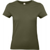 B&C | #E190 /women, Dámske tričko, zelená urban khaki, S B&C | #E190 /women, Dámske tričko, zelená urban khaki, S