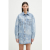 Rifľové šaty Fiorucci Angel Print Denim Shirt Dress mini, rovný strih, W02SPDDR313DN03DN02 Rifľové šaty Fiorucci Angel Print Denim Shirt Dress mini, rovný strih, W02SPDDR313DN03DN02