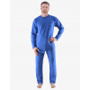 Pánské pyžamo dlouhé 79165P modré vel.L- Gina Pánské pyžamo dlouhé 79165P modré vel.L- Gina