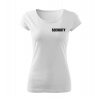 DRAGOWA dámske tričko s nápisom SECURITY, biele - L DRAGOWA dámske tričko s nápisom SECURITY, biele - L