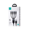 Joyroom Joyroom 4-in-1 USB - Lightning/ Lightning/ Type-C/ Micro USB Cable Multi-Color Series A18, 3.5A, 1.2m, Black (S-1T4018A18l) Joyroom Joyroom 4-in-1 USB - Lightning/ Lightning/ Type-C/ Micro USB Cable Multi-Color Series A18, 3.5A, 1.2m, Black (S-1T4018A18l)