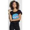 Urban Classics Ladies NASA Insignia Tee Farba: Black, Veľkosť: XS