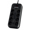 CyberPower Surge Buster™ 8 zásuvek, 2xUSB, 1.8m, New P0820SUF0-FR Cyber Power Systems CyberPower Surge Buster™ 8 zásuvek, 2xUSB, 1.8m, New P0820SUF0-FR Cyber Power Systems