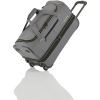 Travelite Basics Wheeled duffle Grey/green 64 l Travelite Basics Wheeled duffle Grey/green 64 l