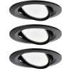 Paulmann 94471 LED vstavané svetlo sada 3 ks LED 18 W čierna (matná); 94471 Paulmann 94471 LED vstavané svetlo sada 3 ks LED 18 W čierna (matná); 94471