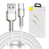 Baseus CAKF000202 USB pre USB-C, Cafule, 66 W, 2m, bílý Baseus CAKF000202 USB pre USB-C, Cafule, 66 W, 2m, bílý