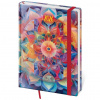 Diár Vario denný A5 14,3x20,5 cm s gumičkou Kaleidoscope 2026 Diár Vario denný A5 14,3x20,5 cm s gumičkou Kaleidoscope 2026