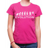 Fajntričko Tričko - Evolúcia Šípky, Farba ružová, Strih/ Variant Dámsky Fajntričko Tričko - Evolúcia Šípky, Farba ružová, Strih/ Variant Dámsky