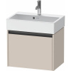 DURAVIT Ketho 2 závesná skrinka pod umývadlo Compact, 1 zásuvka, 584 x 390 x 440 mm, taupe matná, K25073091910000 DURAVIT Ketho 2 závesná skrinka pod umývadlo Compact, 1 zásuvka, 584 x 390 x 440 mm, taupe matná, K25073091910000