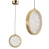 Krištáľový Závesný Luster LED LHJ100-1CP Złota Krištáľový Závesný Luster LED LHJ100-1CP Złota