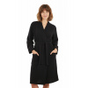 Dámský mušelínový župan Dacca black beauty vel.XL - Vestis Dámský mušelínový župan Dacca black beauty vel.XL - Vestis