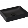 CERANO - Umývadlo keramické Alamea - na dosku - čierna matná - 50x36 cm CER-403344 CERANO - Umývadlo keramické Alamea - na dosku - čierna matná - 50x36 cm CER-403344