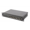 DIGITUS 10 palcový 8 portový gigabitový Ethernet PoE + přepínač, L2 + management DIGITUS 10 palcový 8 portový gigabitový Ethernet PoE + přepínač, L2 + management